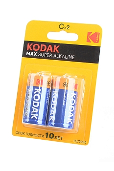 Батарейка (элемент питания) Kodak Max LR14 BL2, 1 штука